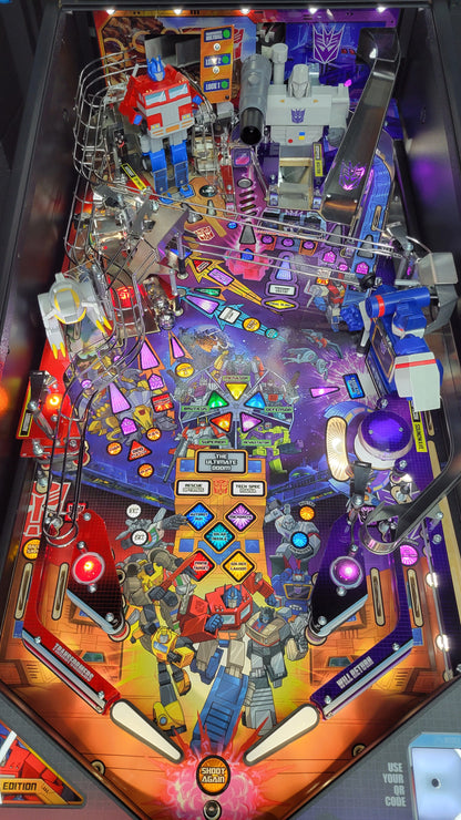 Stern Transformers More Than Meets The Eye Premium Pinball HUO