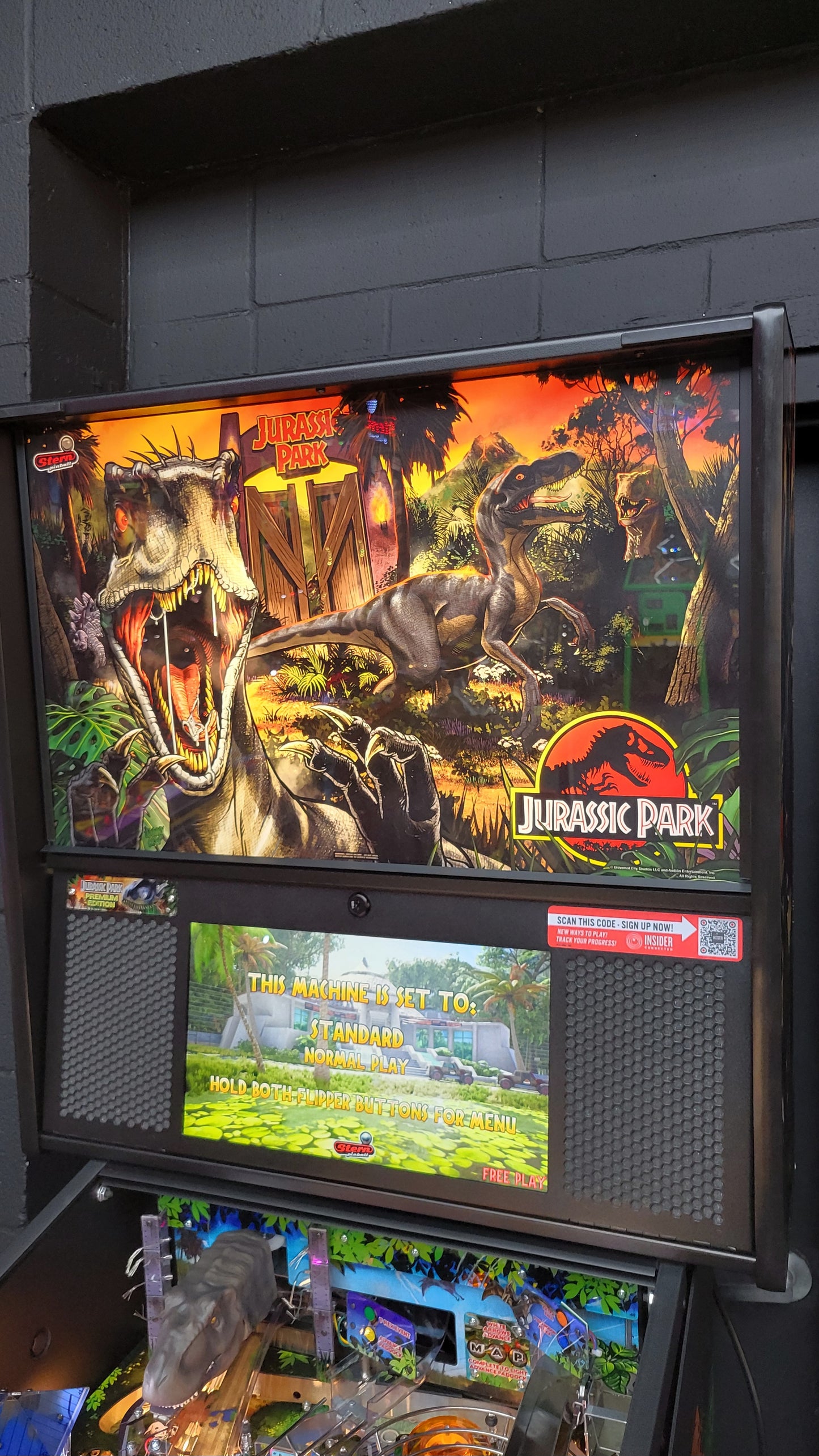Stern Jurassic Park Premium HUO