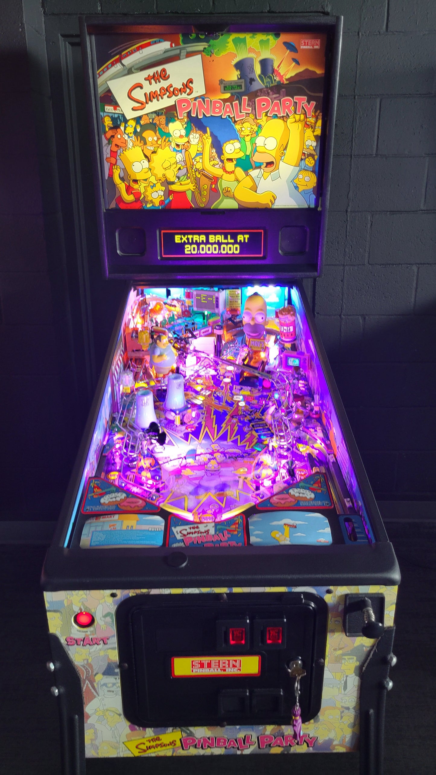 Stern The Simpsons Pinball Party HUO