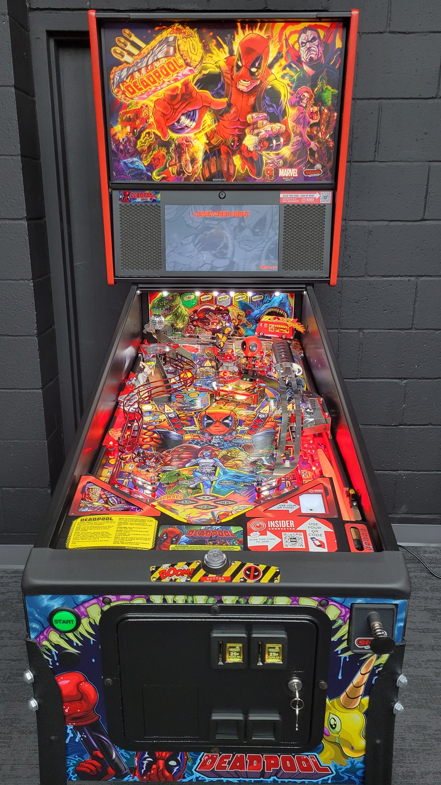 Deadpool Premium pinball by Stern