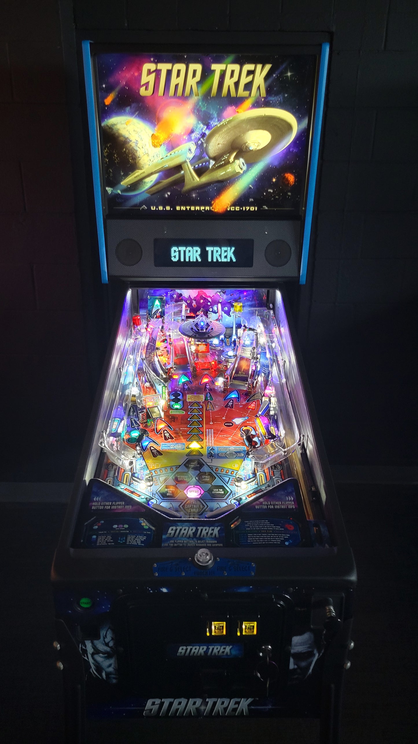 Stern Star Trek Pro Pinball HUO