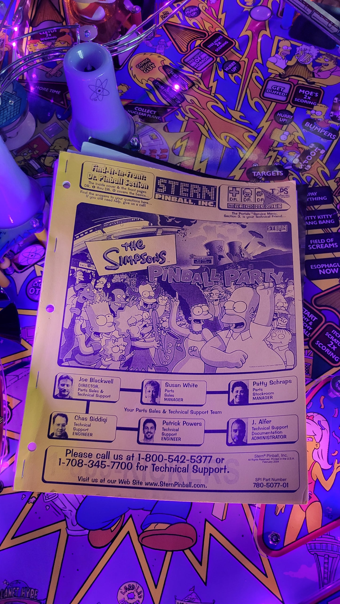 Stern The Simpsons Pinball Party HUO