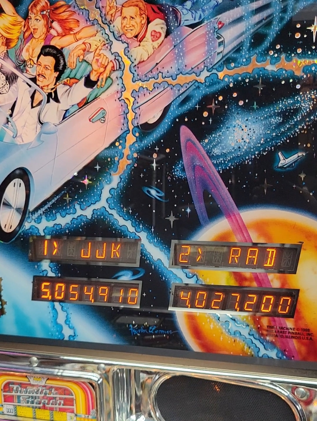 Data East Time Machine Pinball