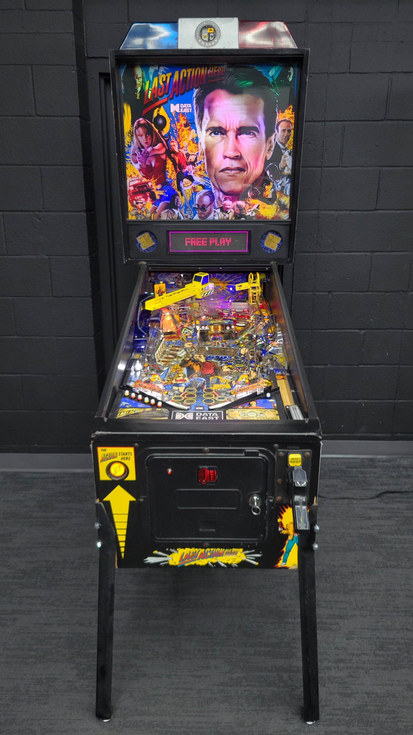 Data East The Last Action Hero Pinball