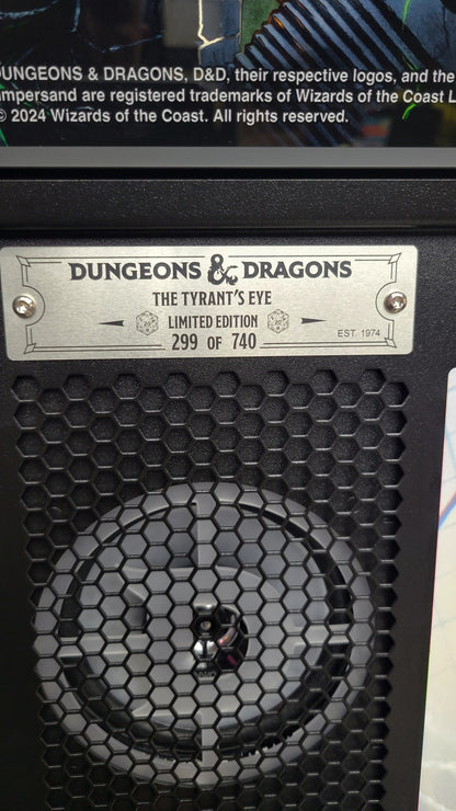 Stern Dungeon & Dragons The Tyrants Eve LE Pinball HUO