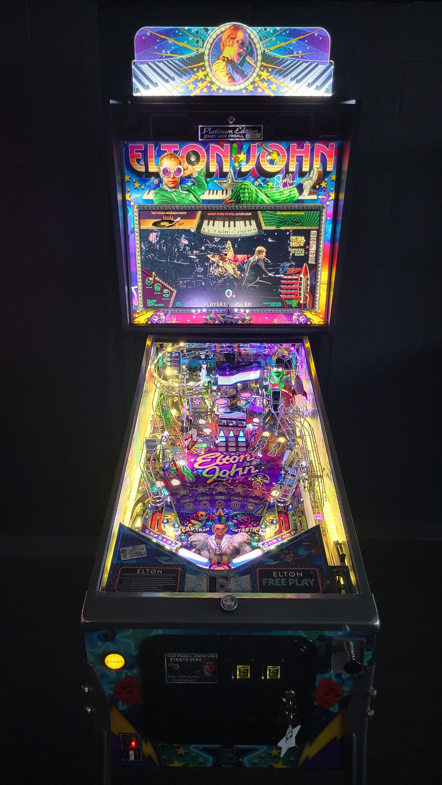 JJP Elton John Platinum Pinball HU0