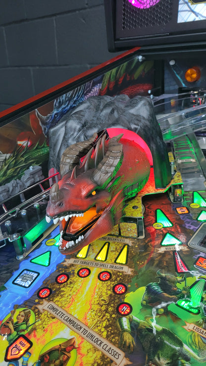 Stern Dungeon & Dragons The Tyrants Eve LE Pinball HUO