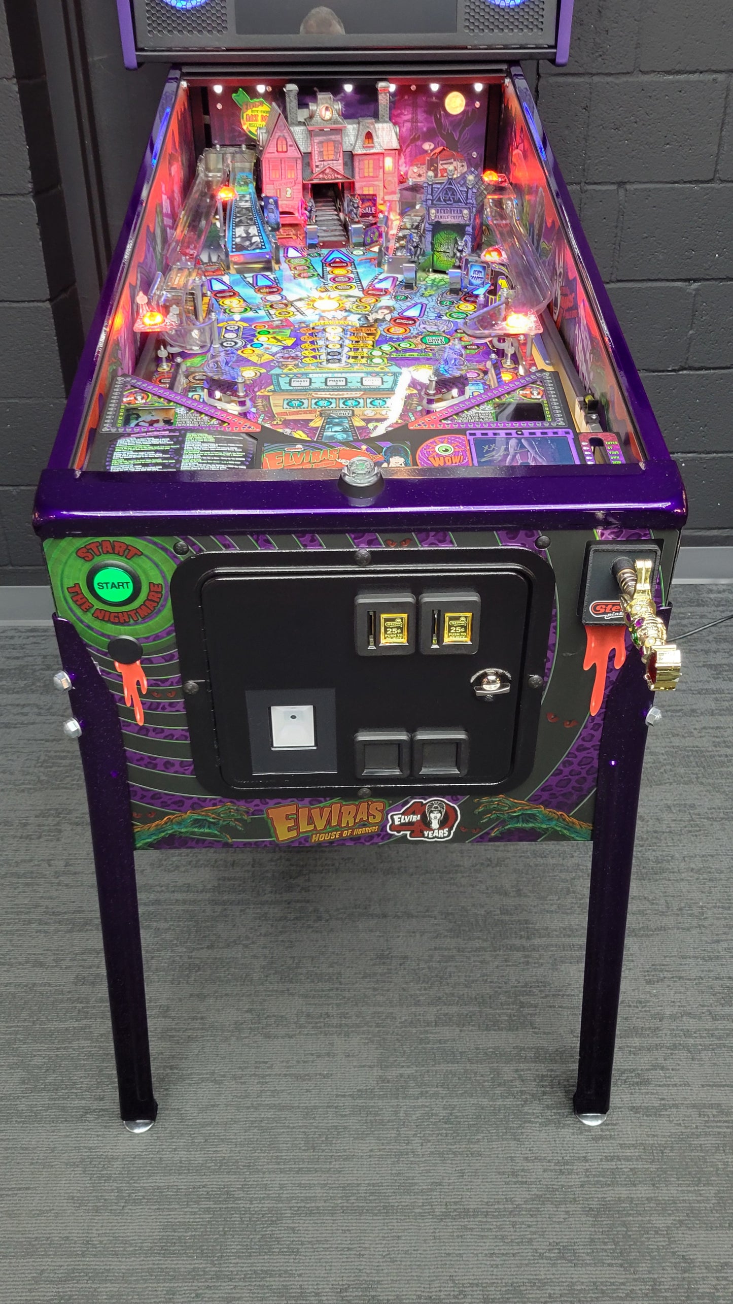 Elvira House of Horrors 40th Anniversary Pinball