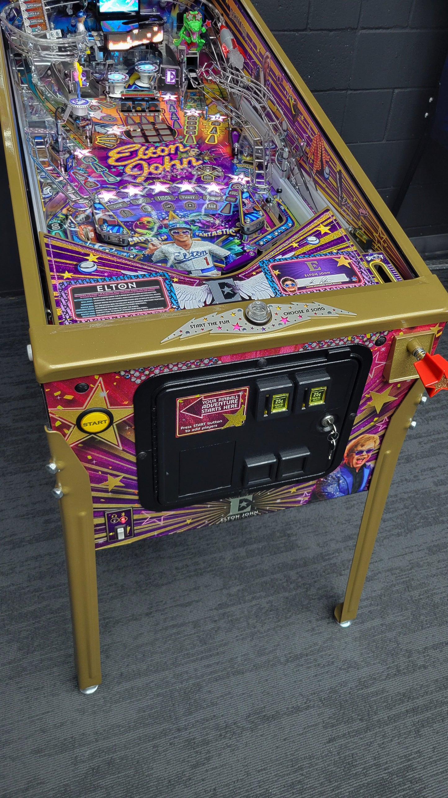 JJP Elton John CE Collectors Edition Pinball HU0