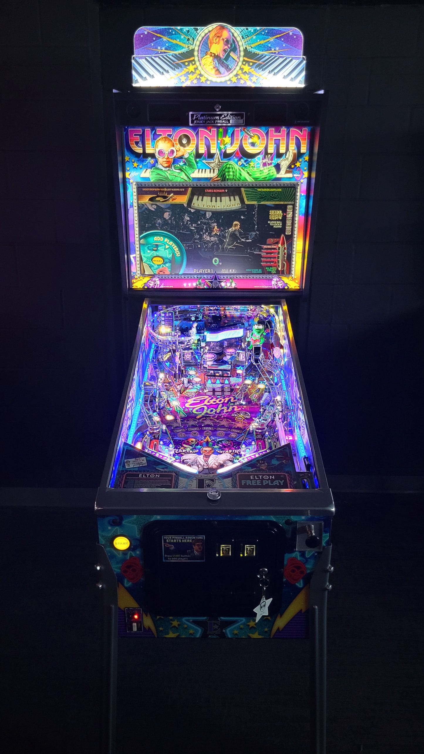 JJP Elton John Platinum Pinball HU0