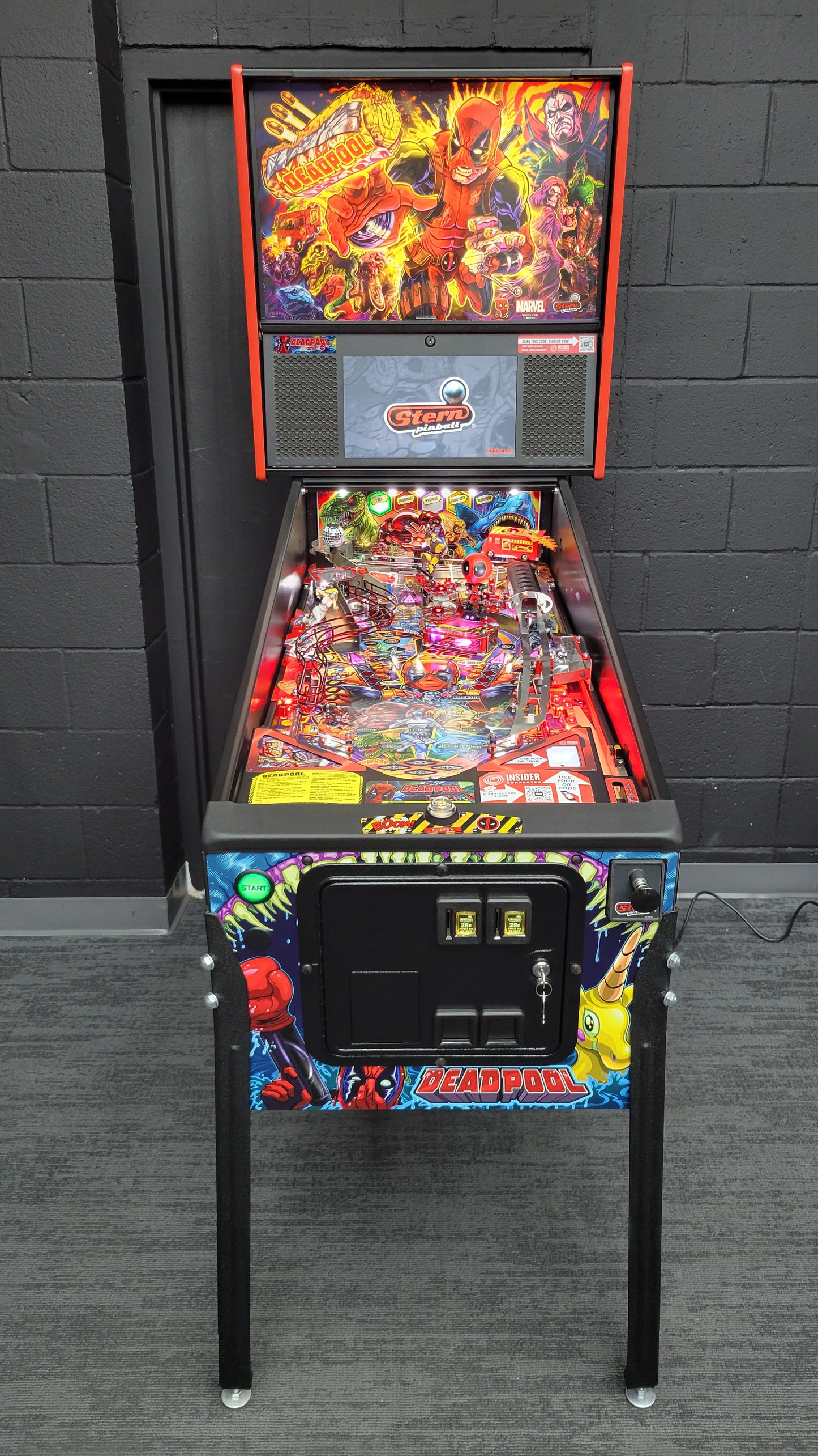 Deadpool Premium pinball by Stern