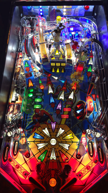 Stern Black Spider Man Edition Pinball HUO