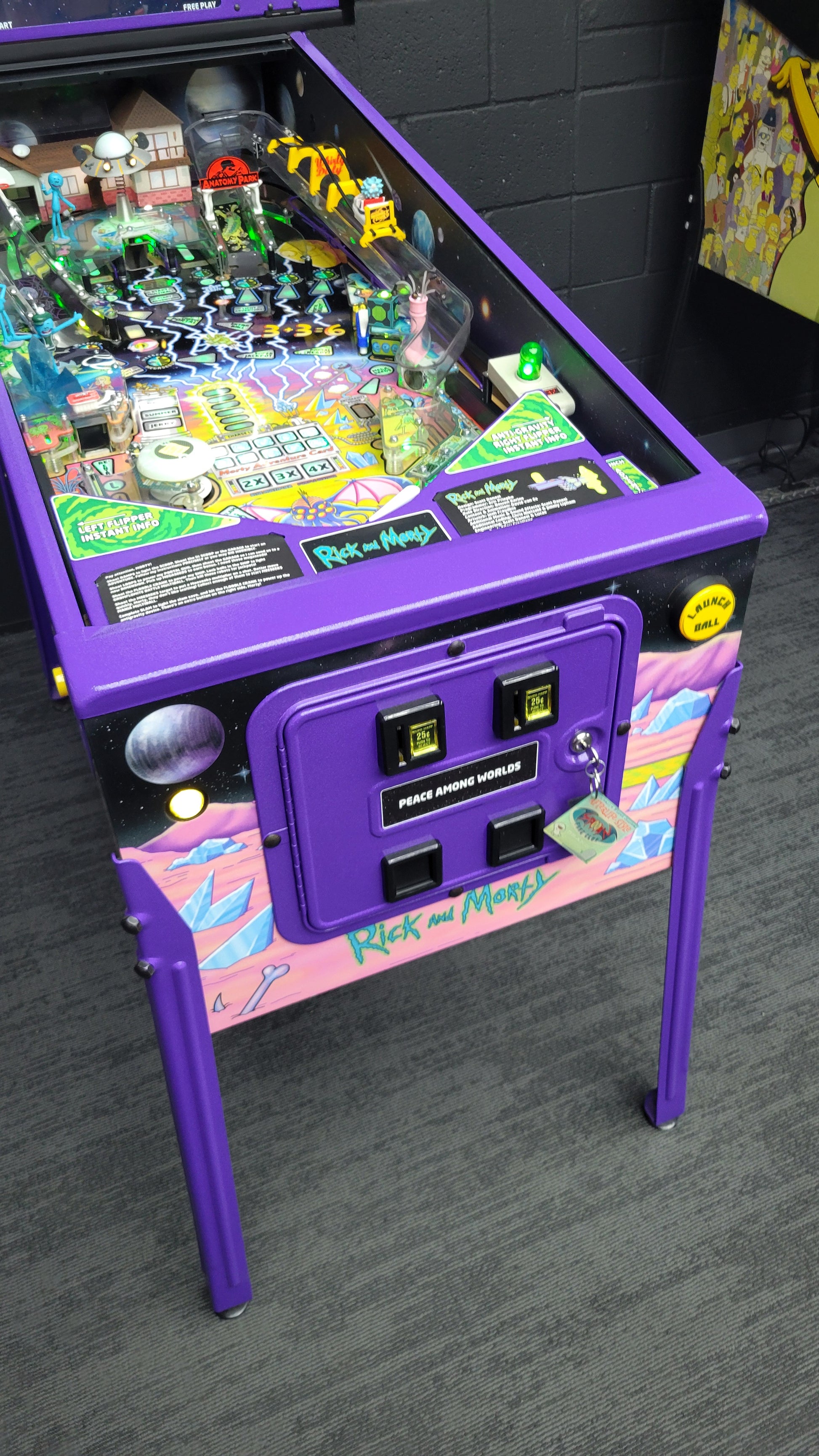 Spooky Rick And Morty Blood Sucker Edition Pinball