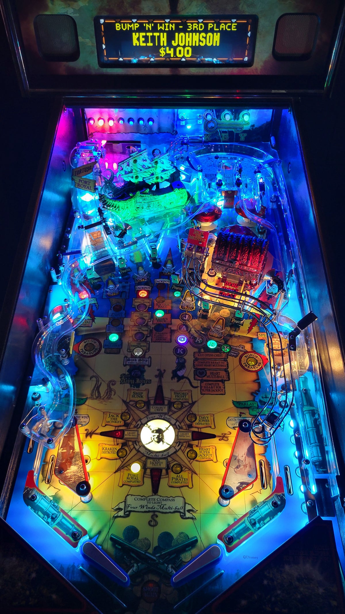 Stern Pirates Of Caribbean Pinball HUO