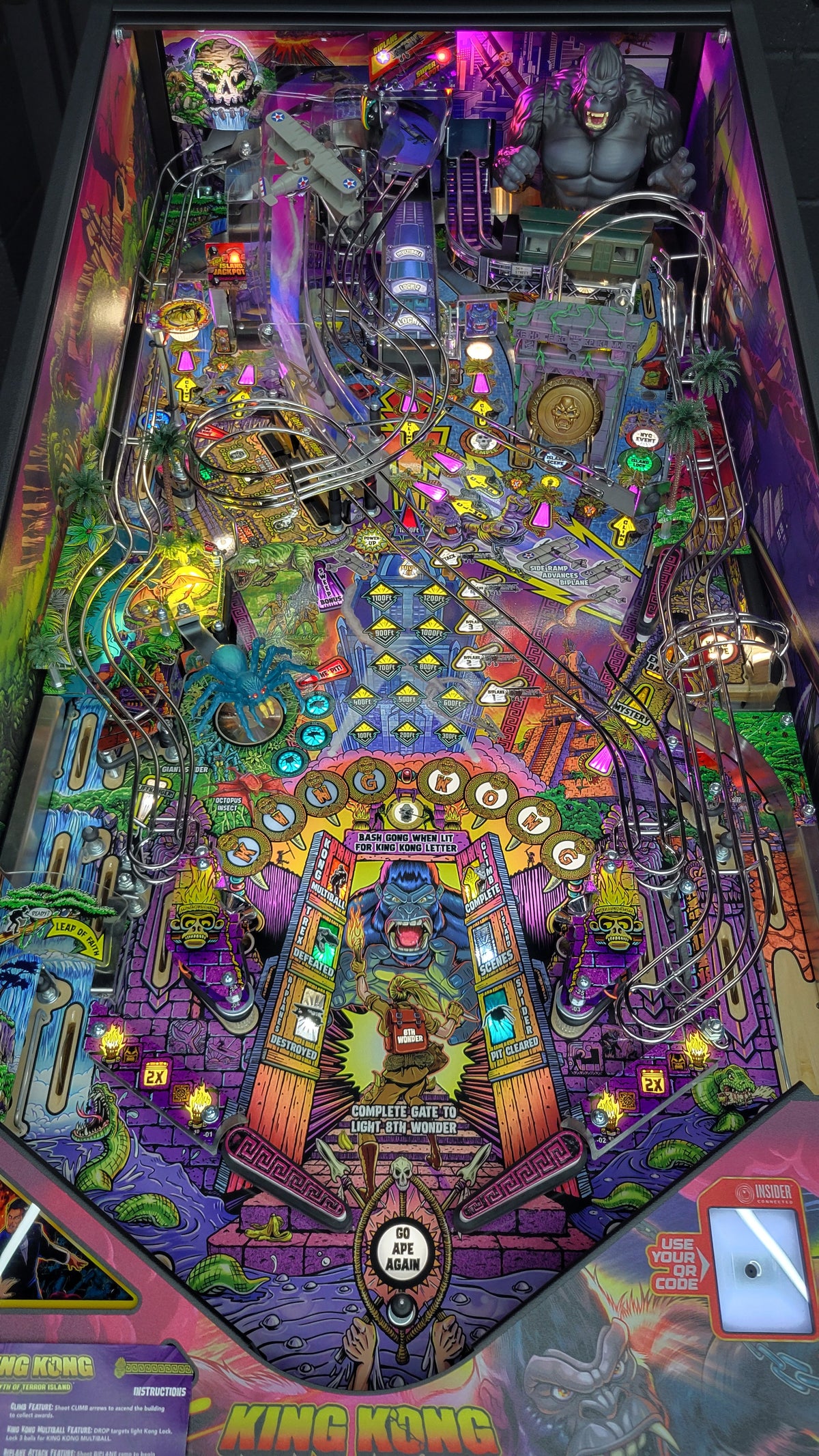 Stern King Kong Premium Pinball HUO