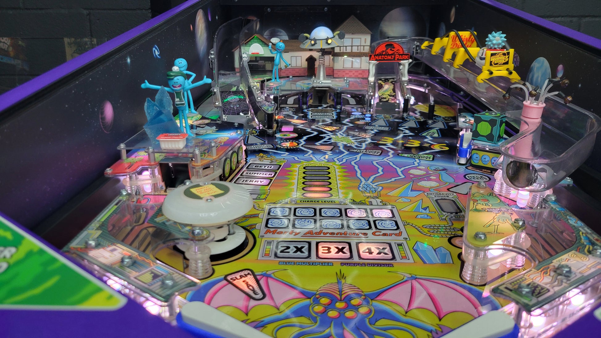 Spooky Rick And Morty Blood Sucker Edition Pinball