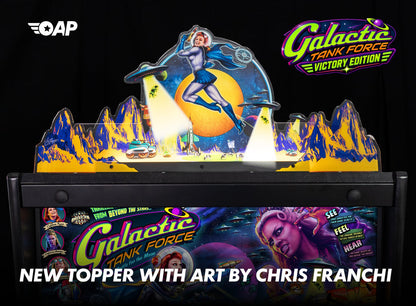 Galactic Tank Force Pinball Machine - Deluxe Edition Model - GTF