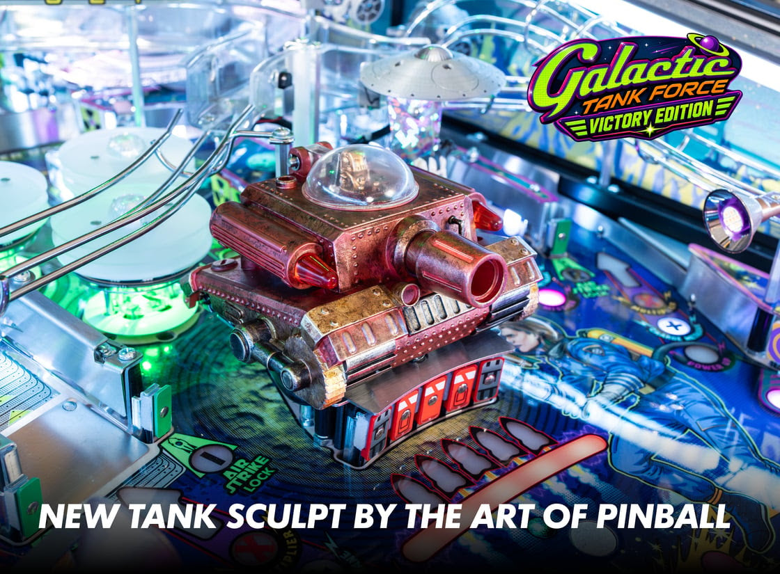 Galactic Tank Force Pinball Machine - Deluxe Edition Model - GTF