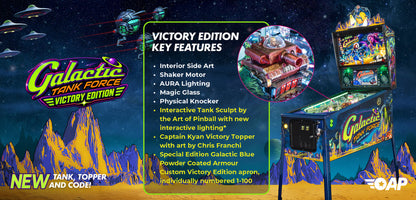 Galactic Tank Force Pinball Machine - Deluxe Edition Model - GTF