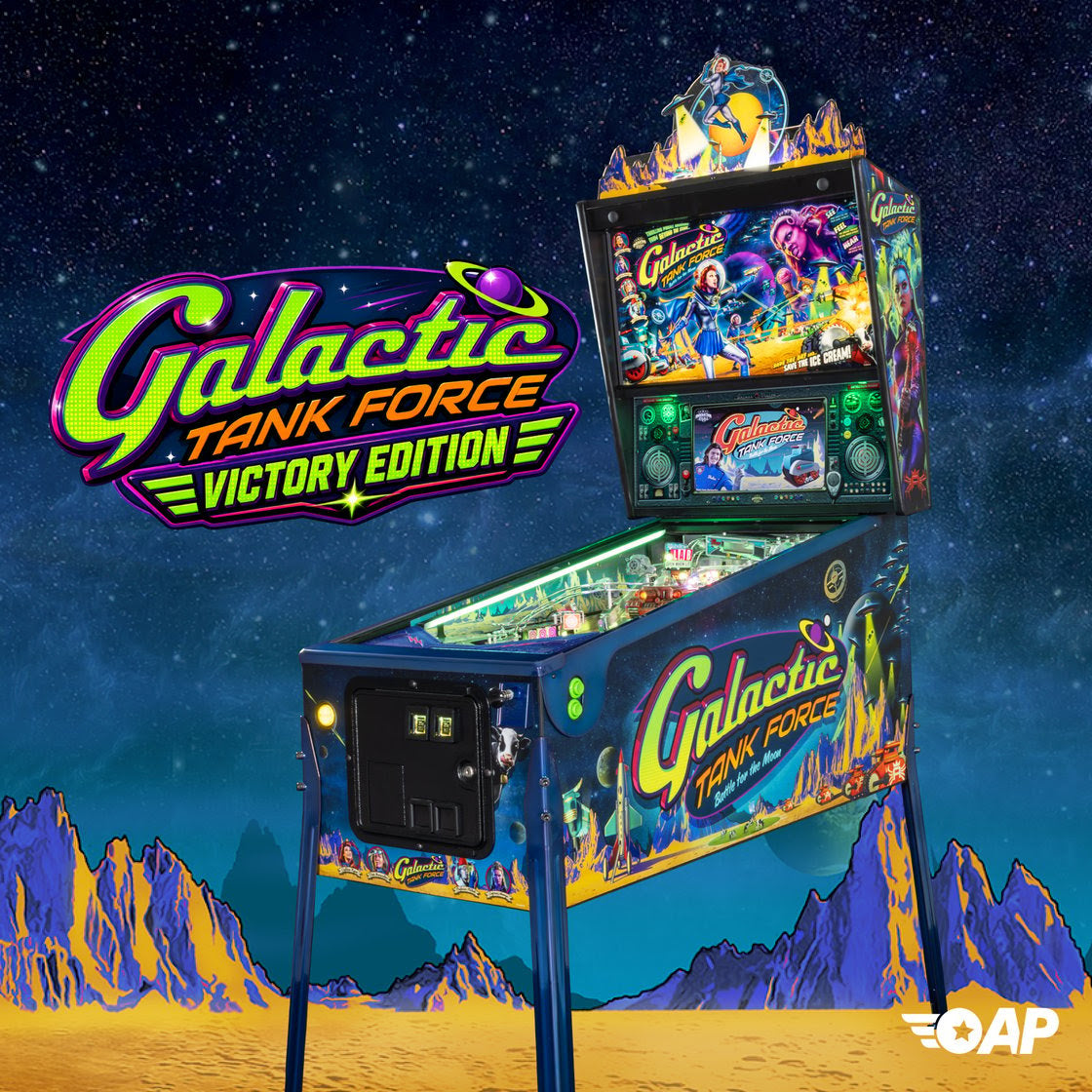 Galactic Tank Force Pinball Machine - Deluxe Edition Model - GTF